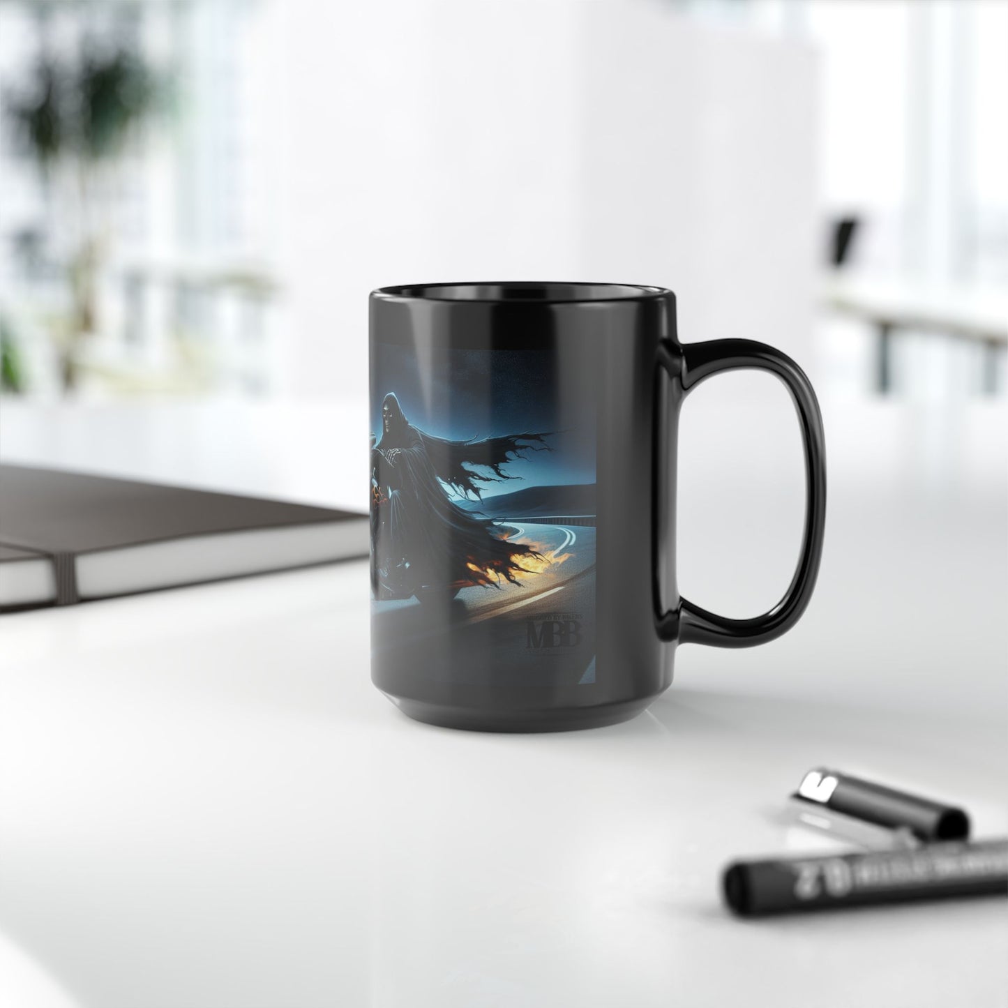 Mug - Phantom Night Ride Full Moon Coffee Cup-Monster Mug