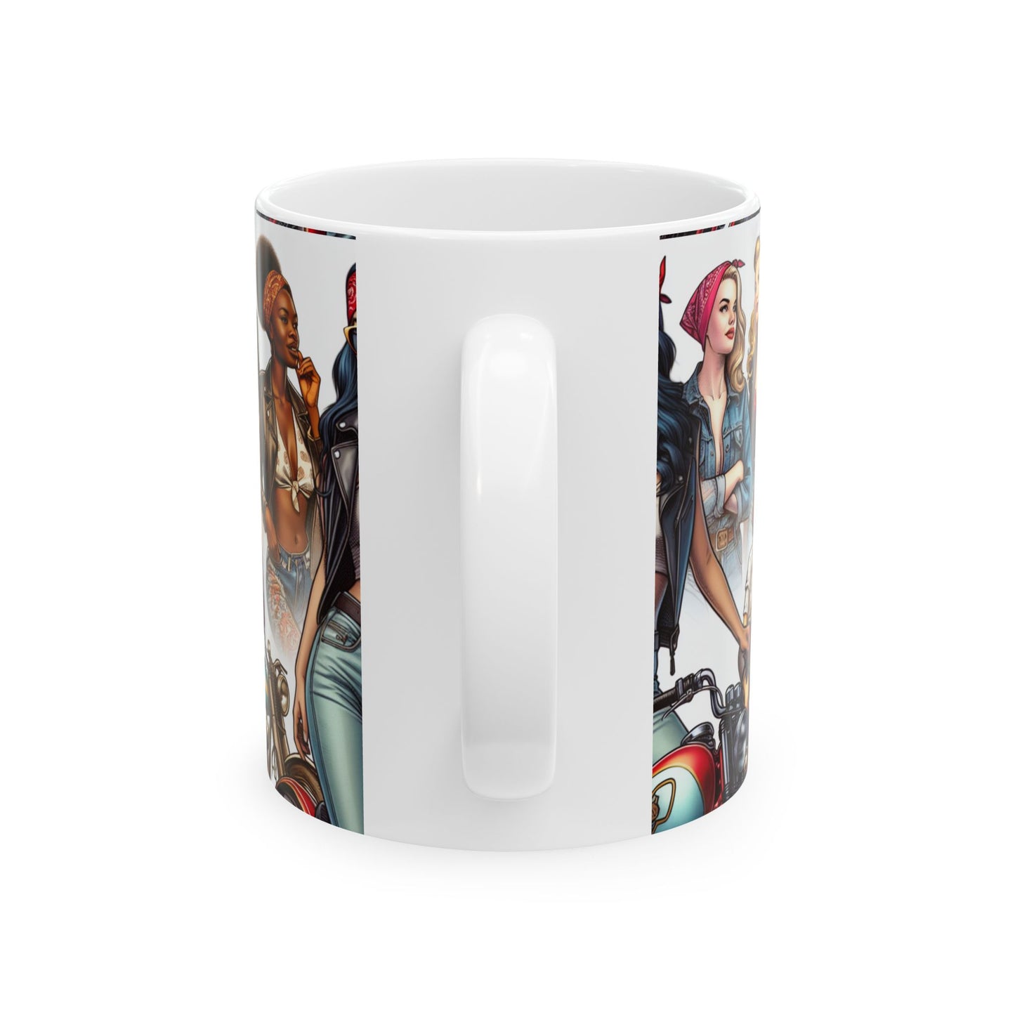 Mug - Biker Collage, Women Who Ride-Coffee gift