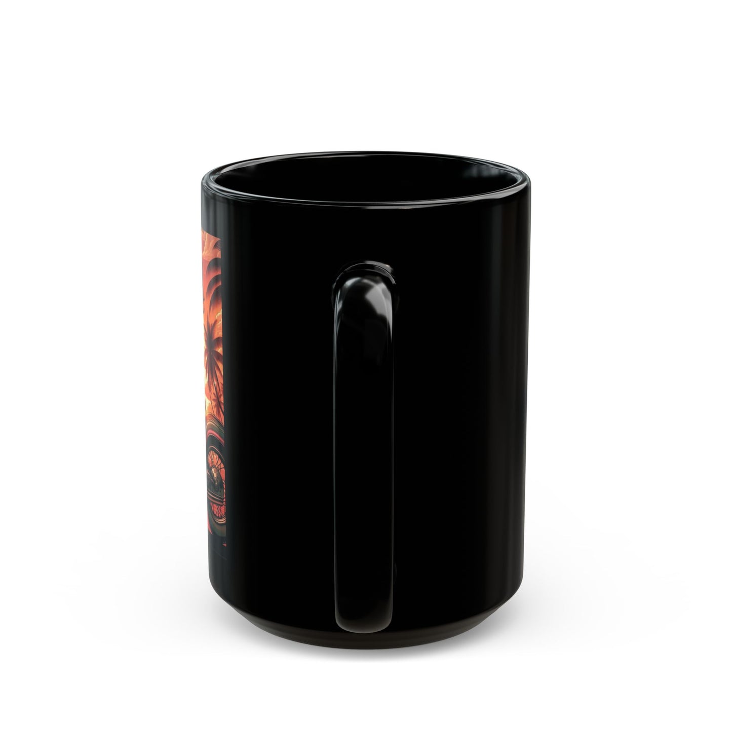Mug-Pin Up Girl at the Beach Coffee Cup - Unique Gift for Bikers