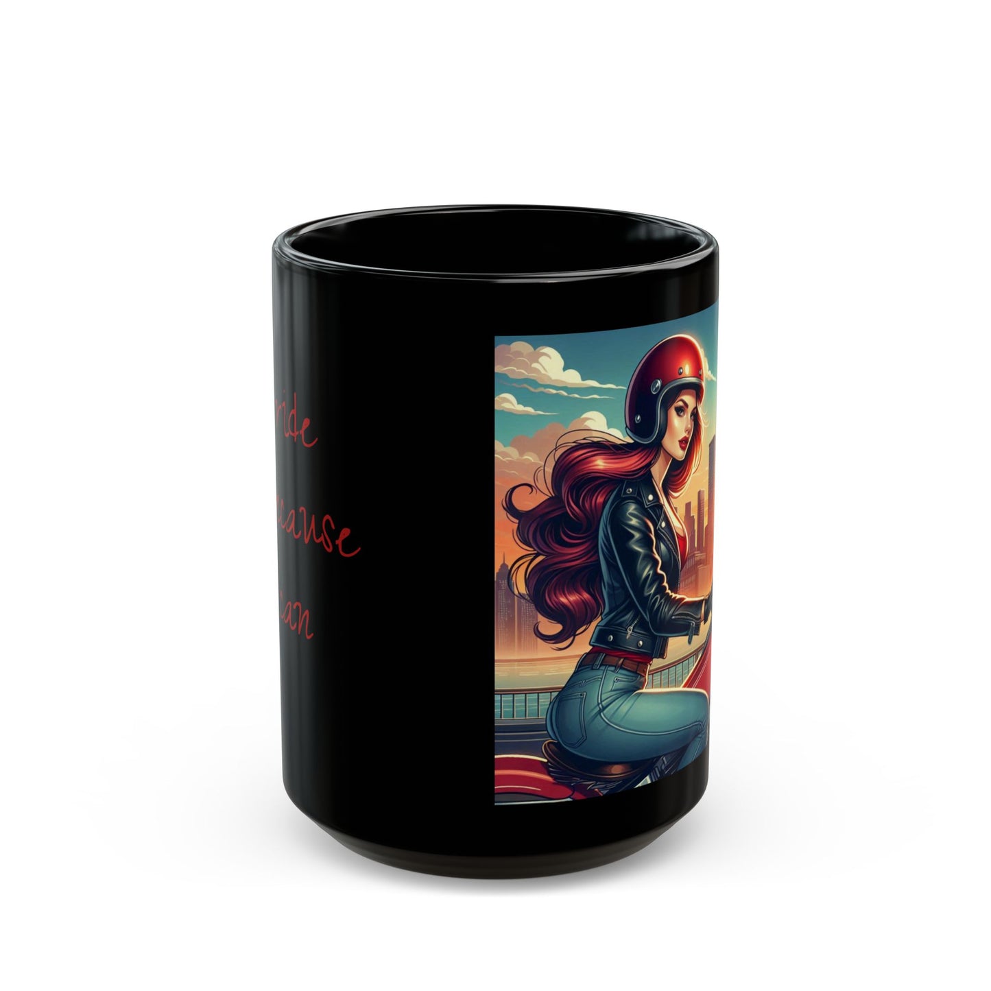 Mug-Pin Up Biker Coffee Cup - Unique Gift for Bikers