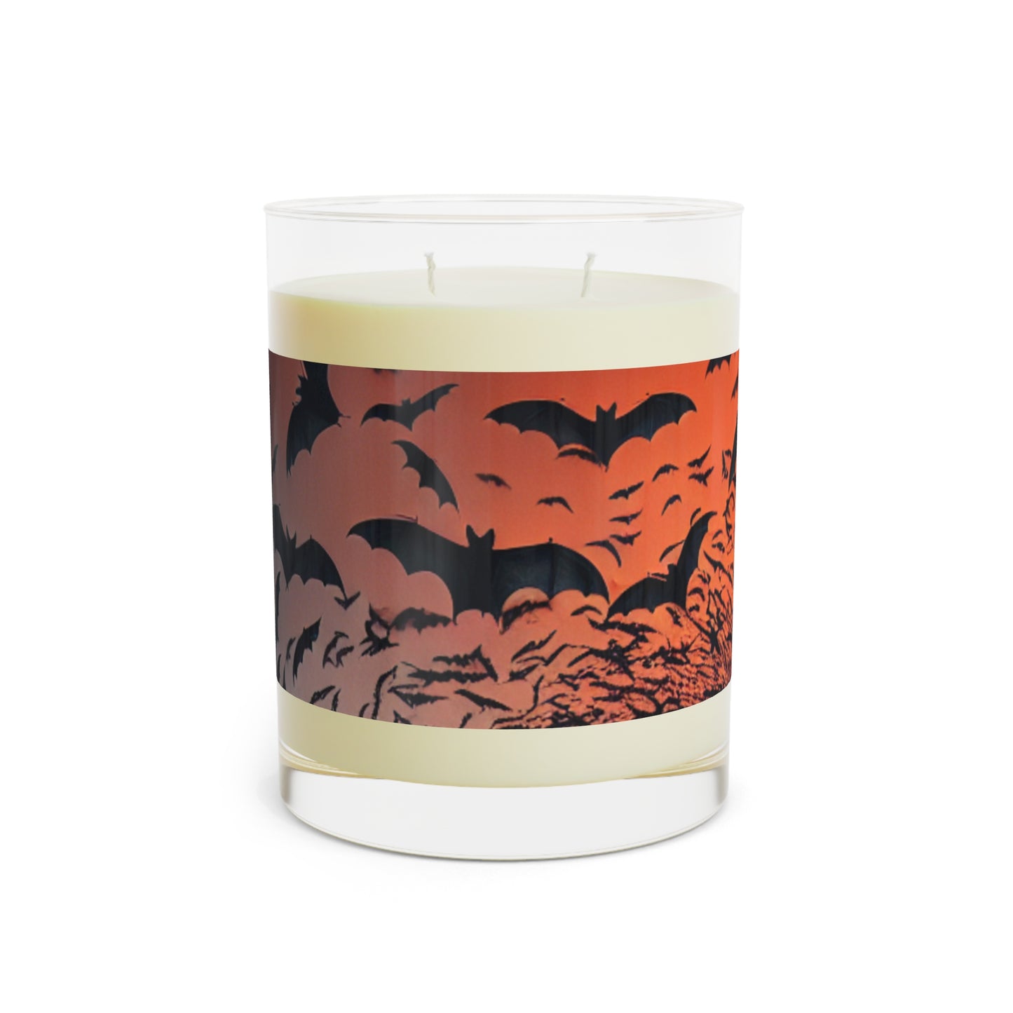 Scented Candle - Bats Swarm at Sunset, Glass 11oz