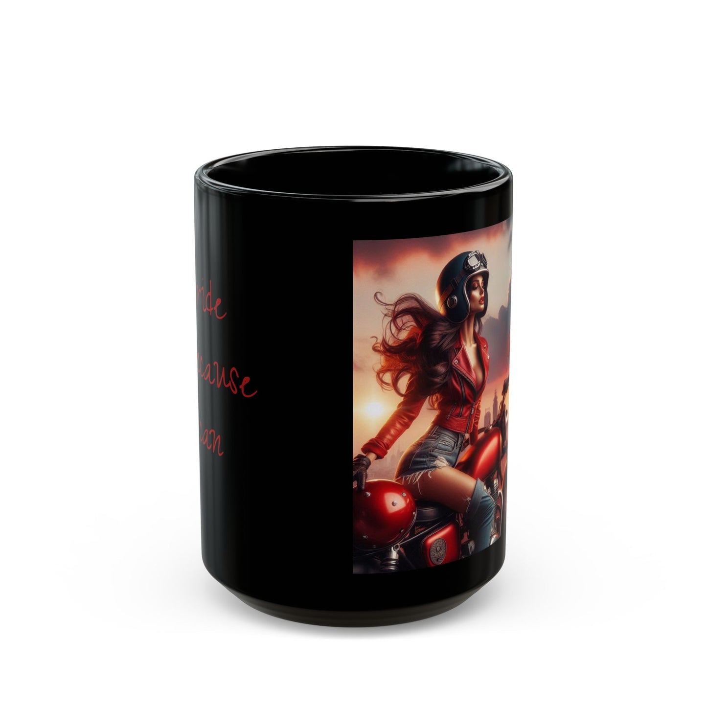 Mug-Pin Up Girl Coffee Cup - Unique Gift for  Motorcycle Enthusiasts