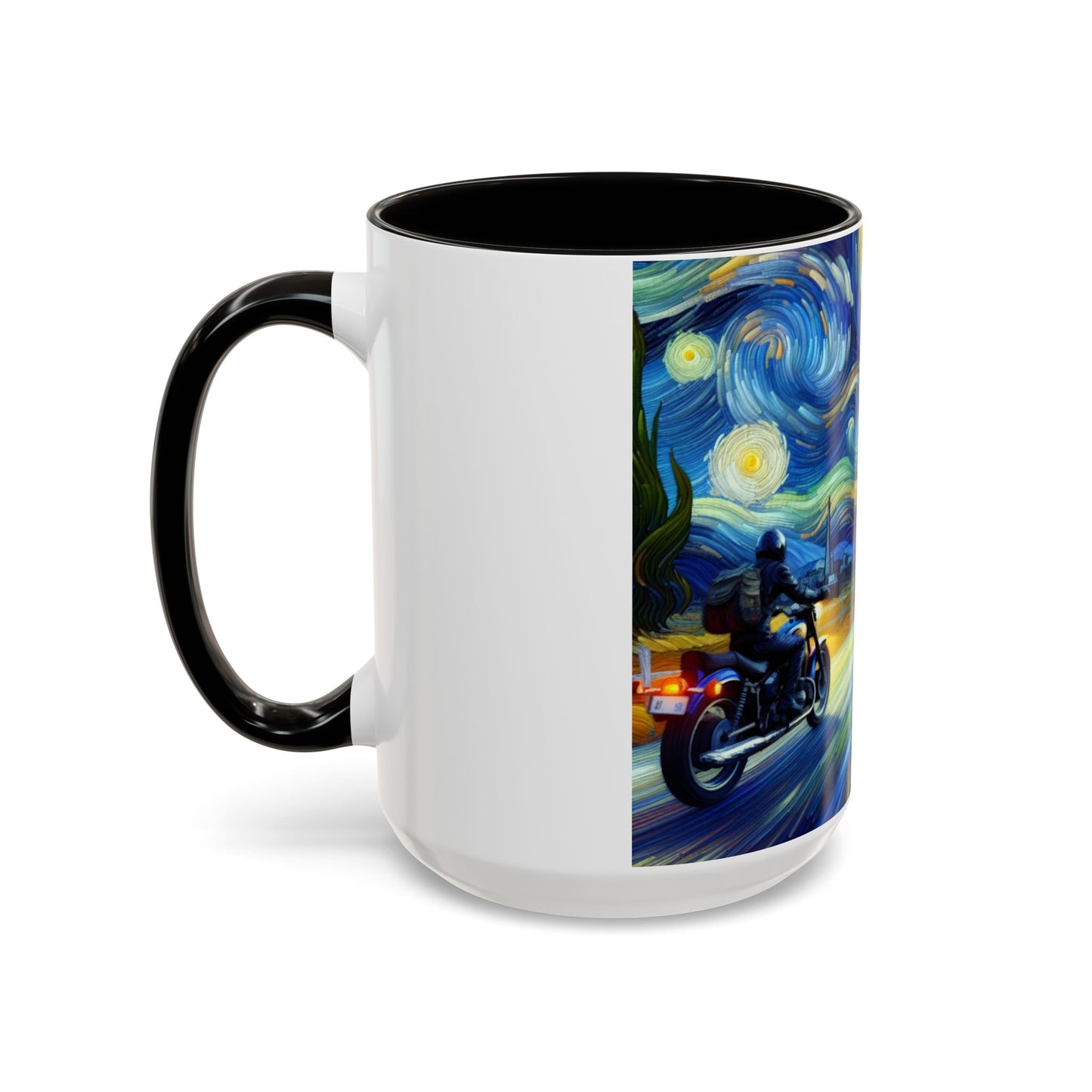 Mug - Van Gogh Style- Motorcycle Ride Coffee Cup