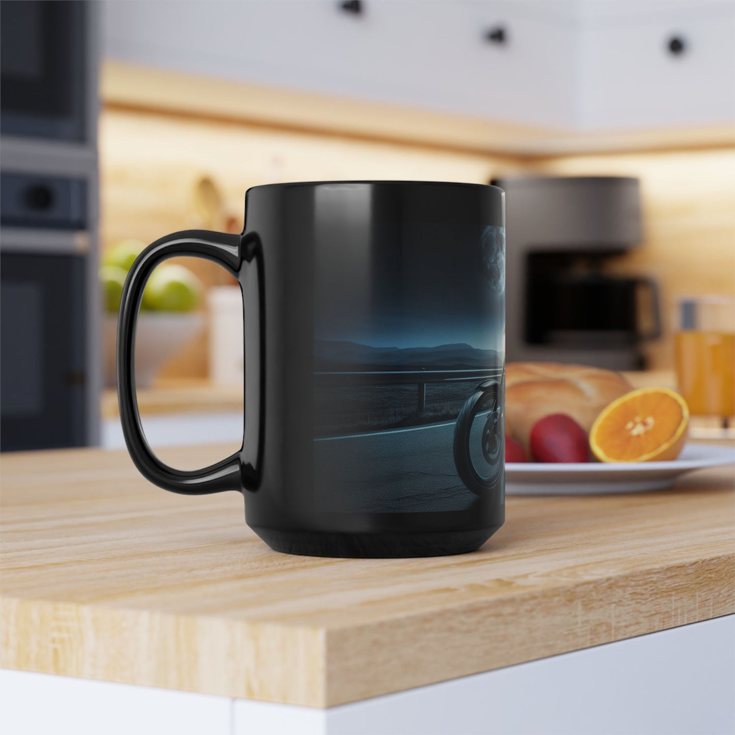 Mug - Phantom Night Ride Full Moon Coffee Cup-Monster Mug