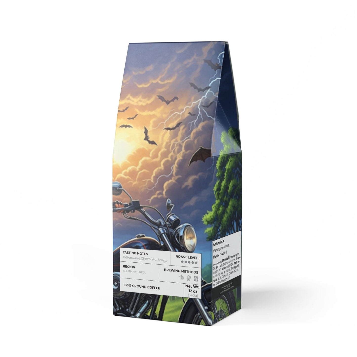 Bitterroot Witches Brew Coffee Blend (Dark French Roast) Toasty Flavor