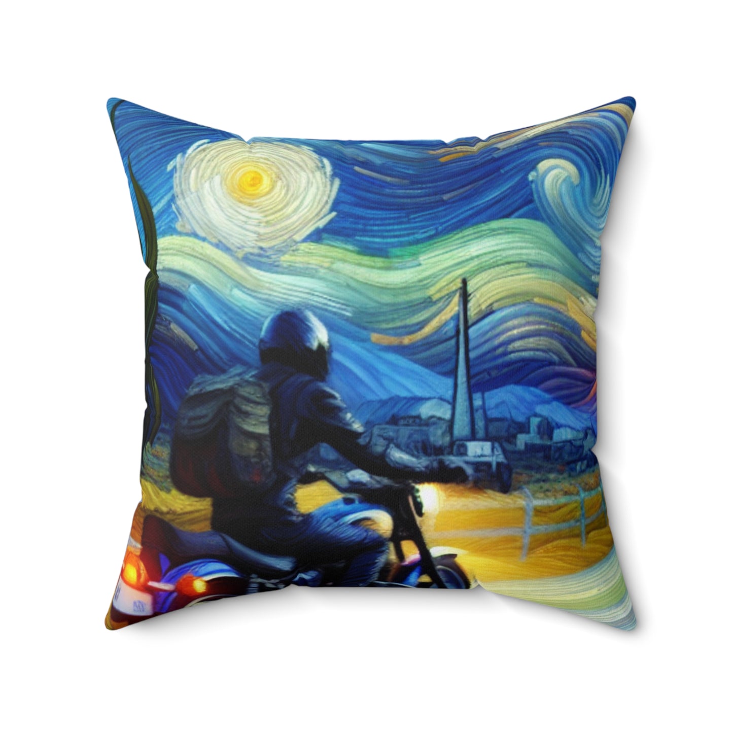 Vincent Van Gogh Inspired Throw Pillow, Decorative Cushion for Home, Art Lover Gift, Cozy Living Room Accent, Unique Artwork