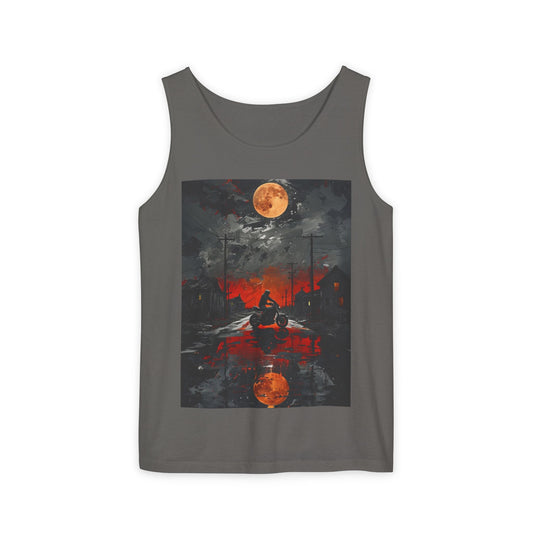 Vibrant Sunset Graphic Tank Top | Unisex Summer Apparel, Beach Wear, Casual Top, Outdoor Activities, Gift for Nature Lovers