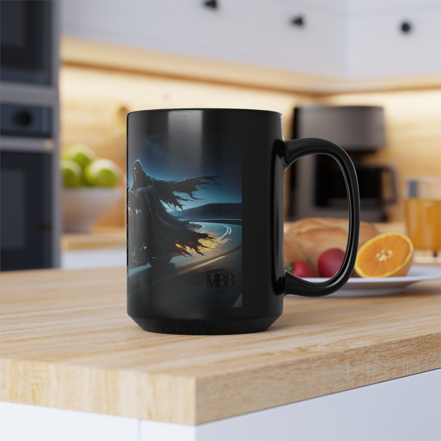 Mug - Phantom Night Ride Full Moon Coffee Cup-Monster Mug