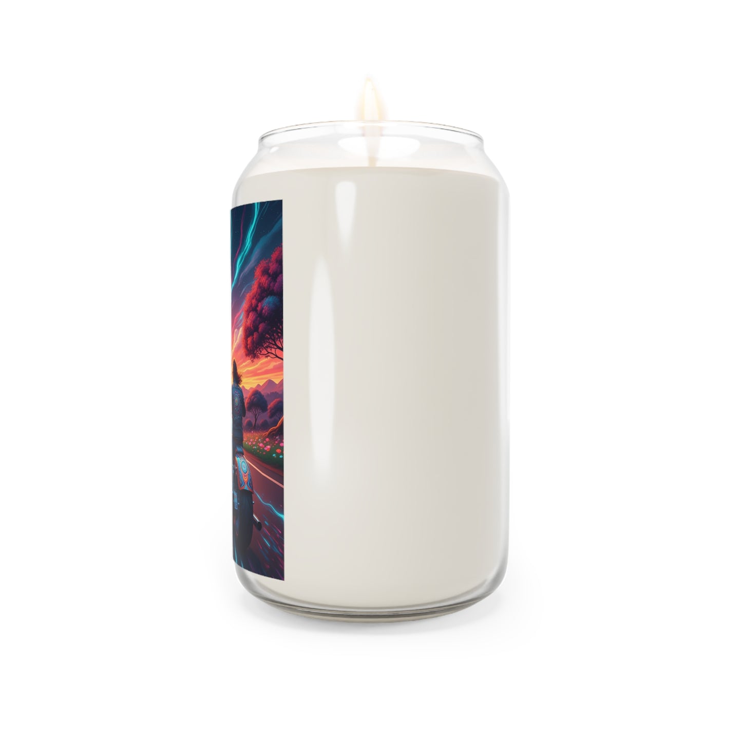 Scented Candle with Motorcycle Sunset Design, Aromatherapy Gift for Bikers, Home Decor for Relaxation, Unique Candle for Men, Road [...]
