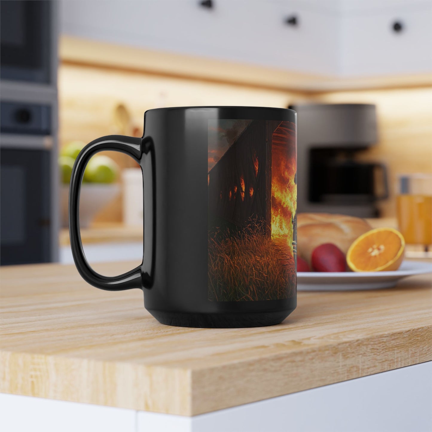 Bold Biker Demon Skull Mug – Motorcycle Coffee Cup for Riders & Enthusiasts