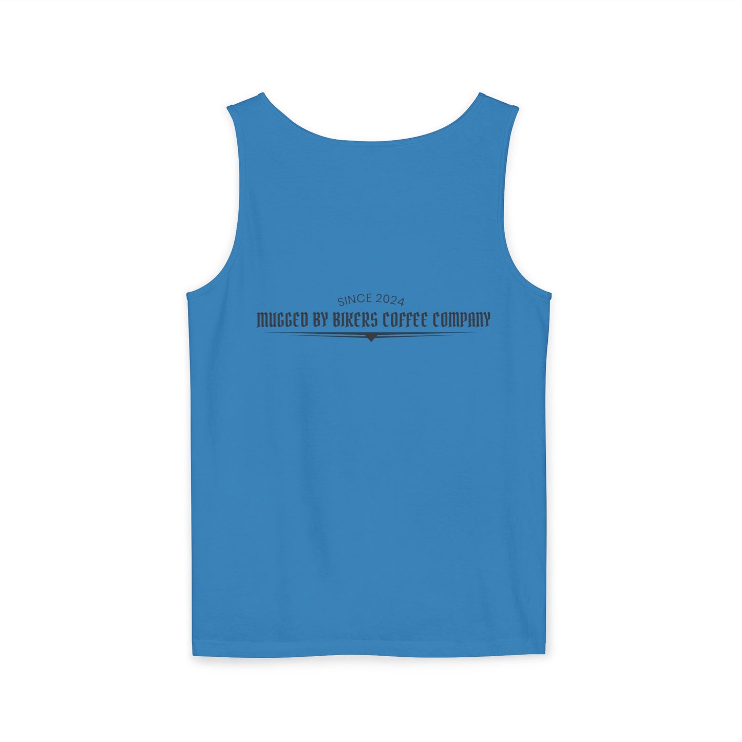 Vibrant Motorcycle Art Tank Top, Unisex Summer Tee, Biker Gift, Vintage Style Clothing, Casual Throwback Fashion, Perfect for Rides
