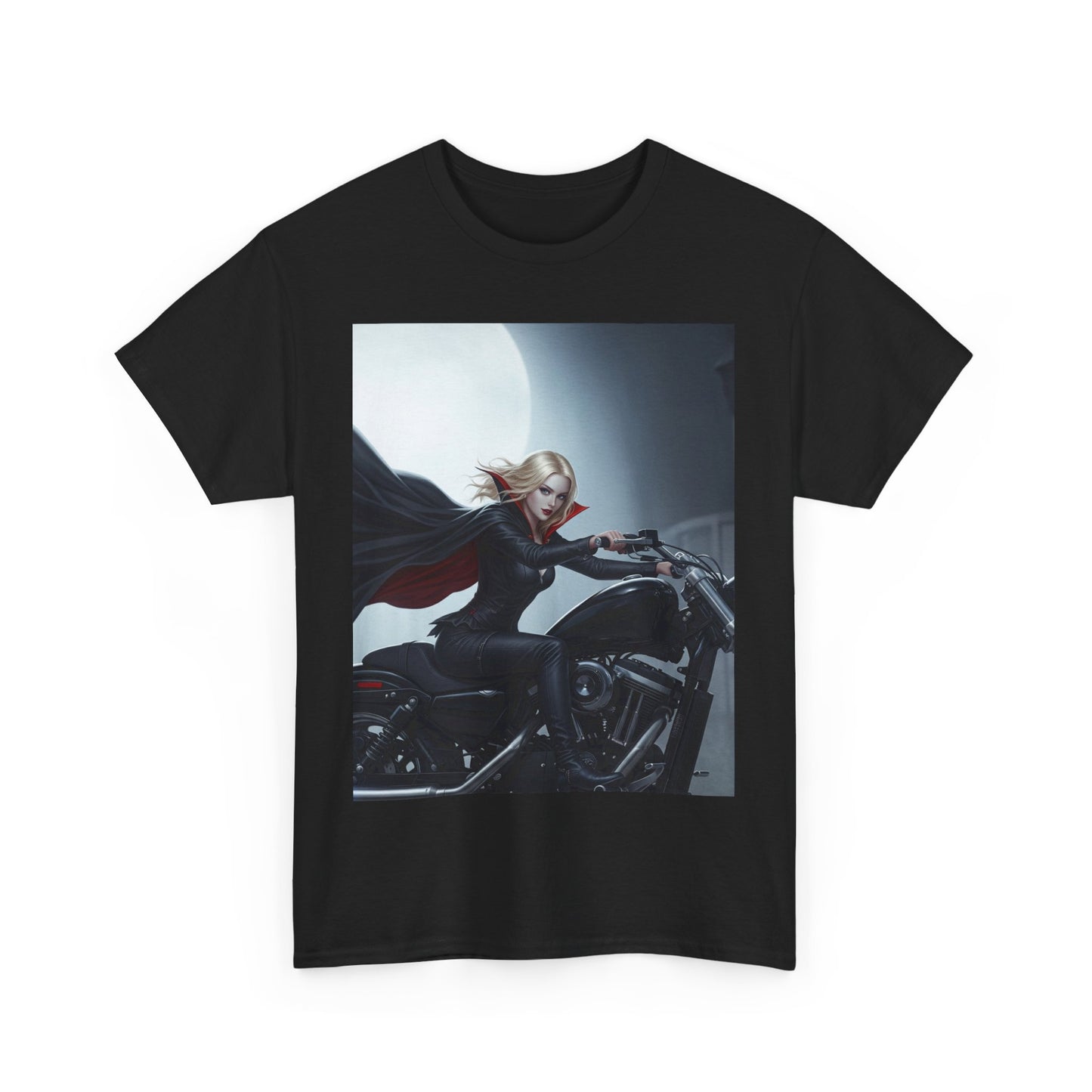 Sleek Motorcycle Graphic Tee, Unisex Heavy Cotton Shirt, Biker Gift, Casual Streetwear, Edgy Fashion Top, Perfect for Riders