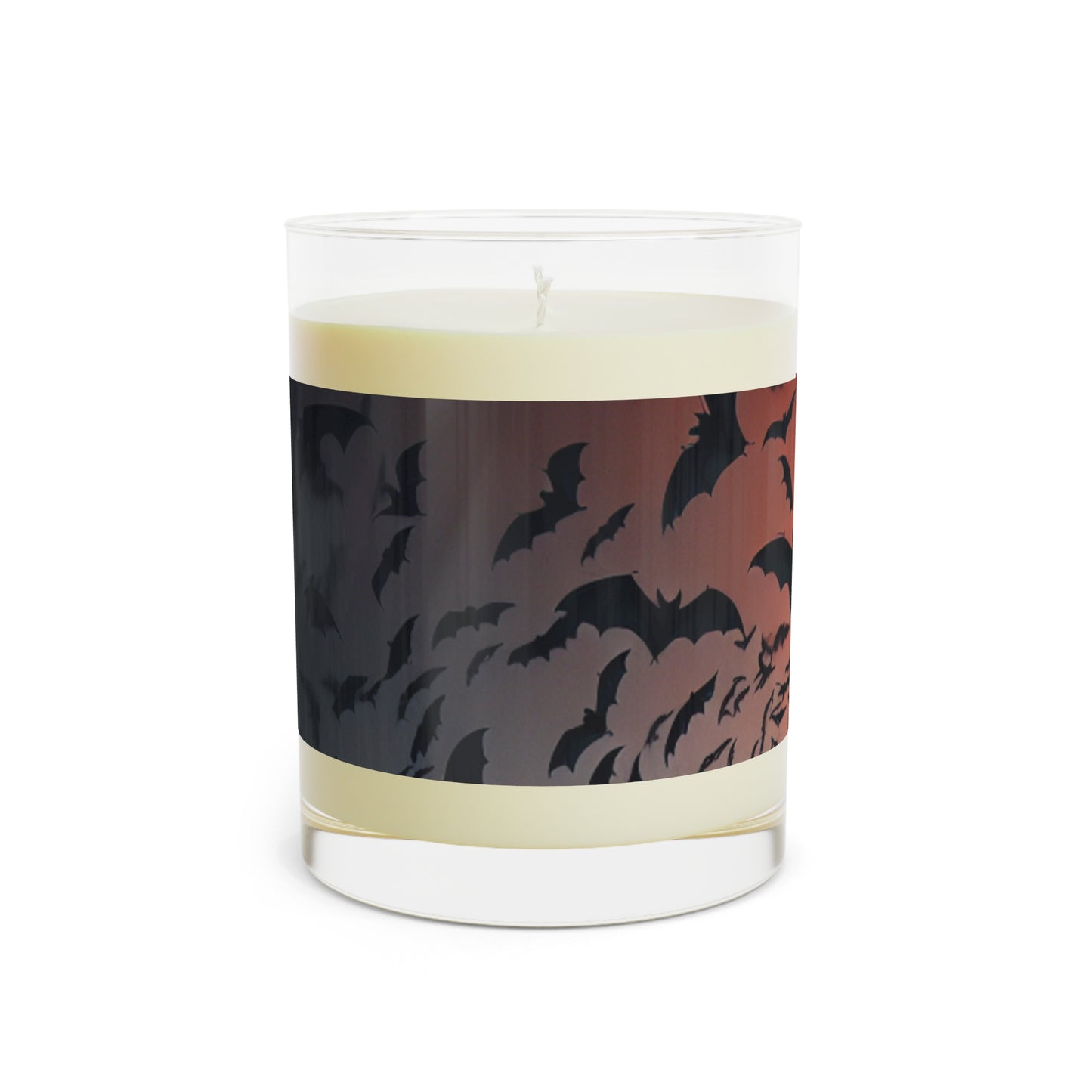 Scented Candle - Bats Swarm at Sunset, Glass 11oz