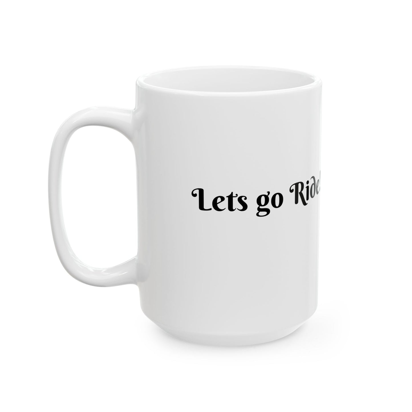 Mug - Ride at Dawn-Lets go ride- Ceramic Drink Mug-Motorcycle ride-Coffee lover gift