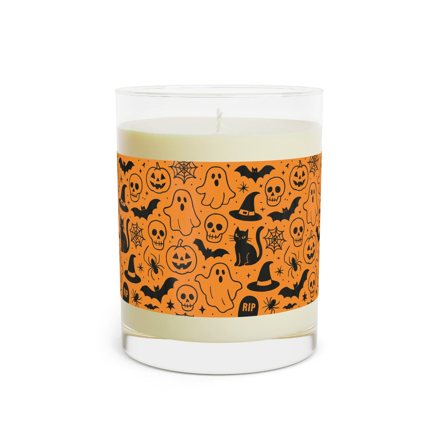 Halloween Scented Candle - Spooky Ghosts & Pumpkins, Perfect for Fall Decor, Gift for Halloween Lovers, Cozy Autumn Vibe, Home Fragrance