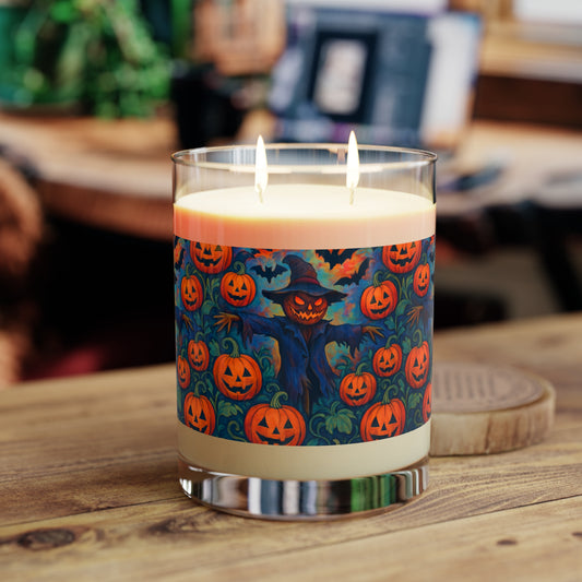 Halloween Scented Candle - Spooky Pumpkin Vibe, Autumn Decor, Fall Gift, Fragrant Home Ambiance, Scary Candle for Halloween