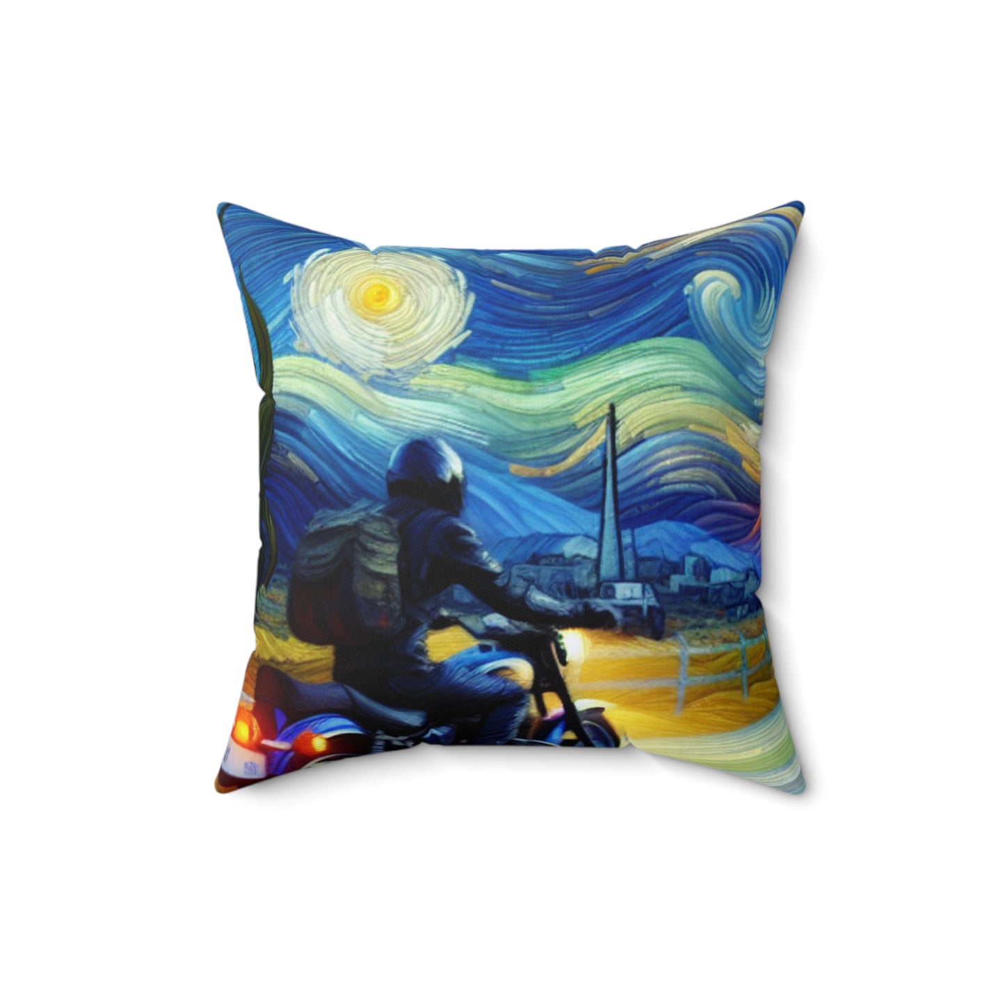 Vincent Van Gogh Inspired Throw Pillow, Decorative Cushion for Home, Art Lover Gift, Cozy Living Room Accent, Unique Artwork