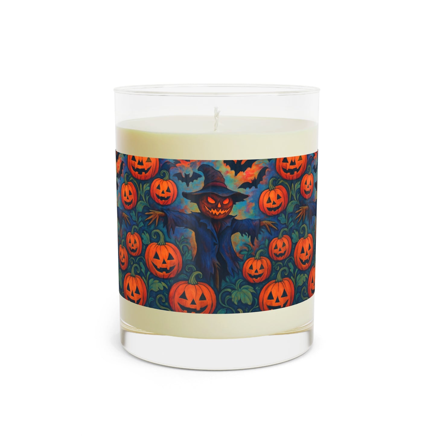 Halloween Scented Candle - Spooky Pumpkin Vibe, Autumn Decor, Fall Gift, Fragrant Home Ambiance, Scary Candle for Halloween
