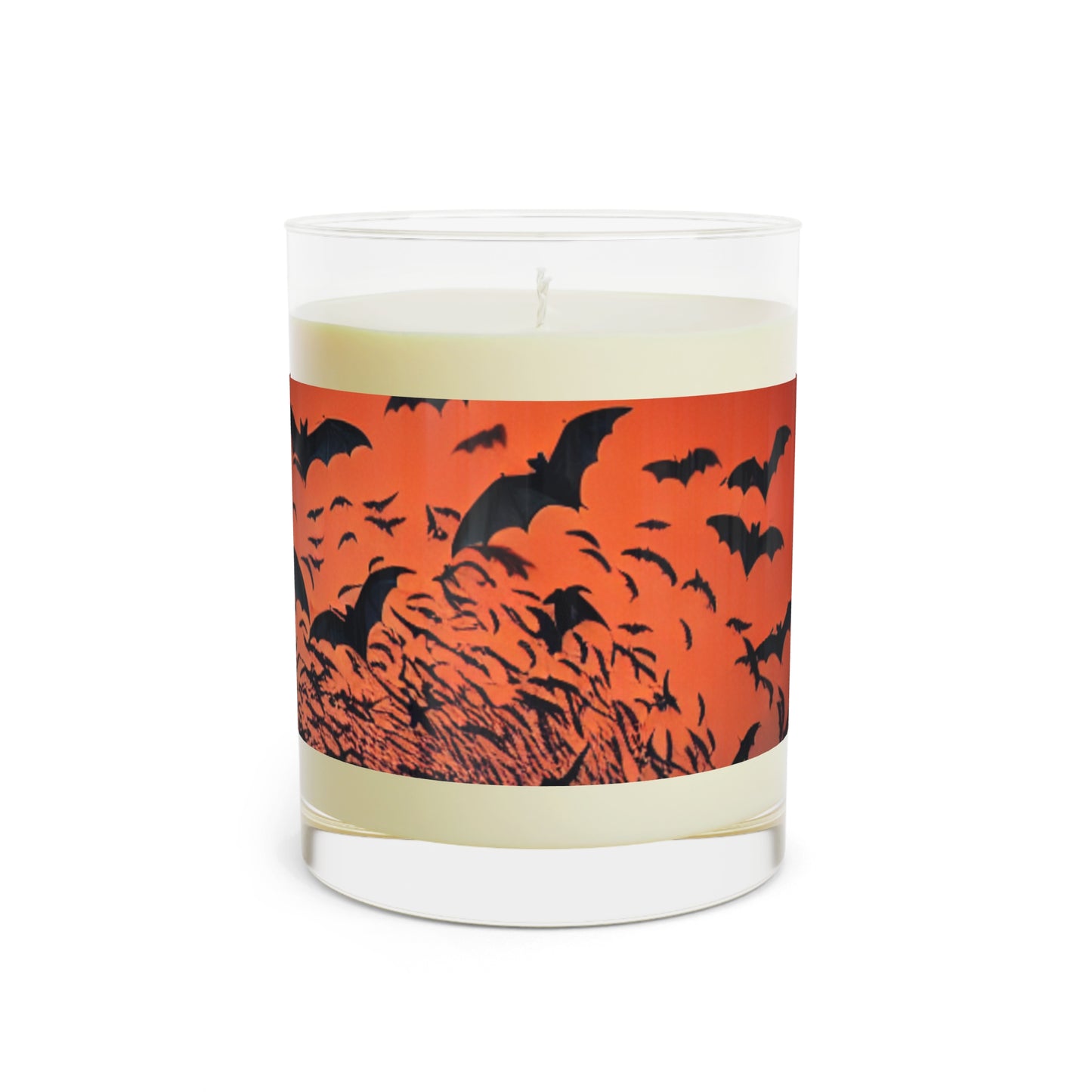 Scented Candle - Bats Swarm at Sunset, Glass 11oz