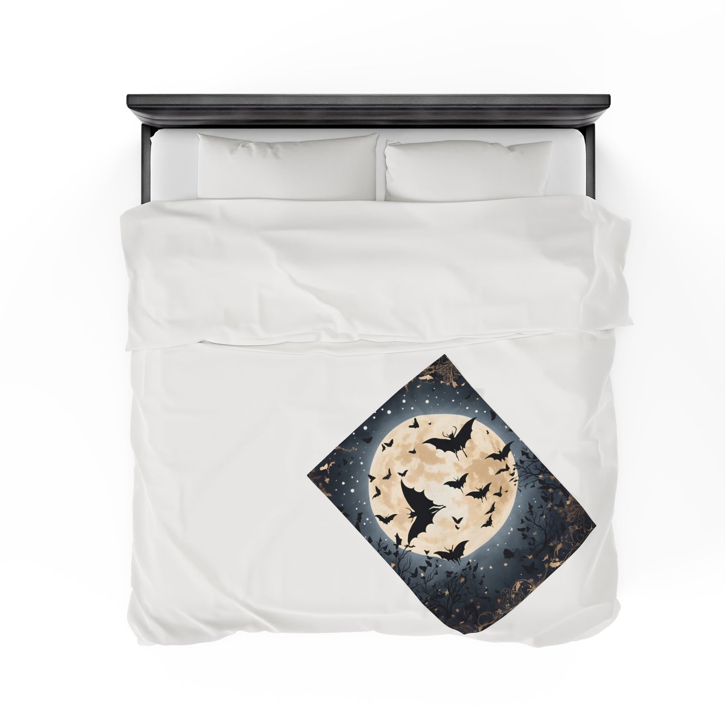 Plush Blanket - Bats in the Moonlight-Wall decor-Couch throw