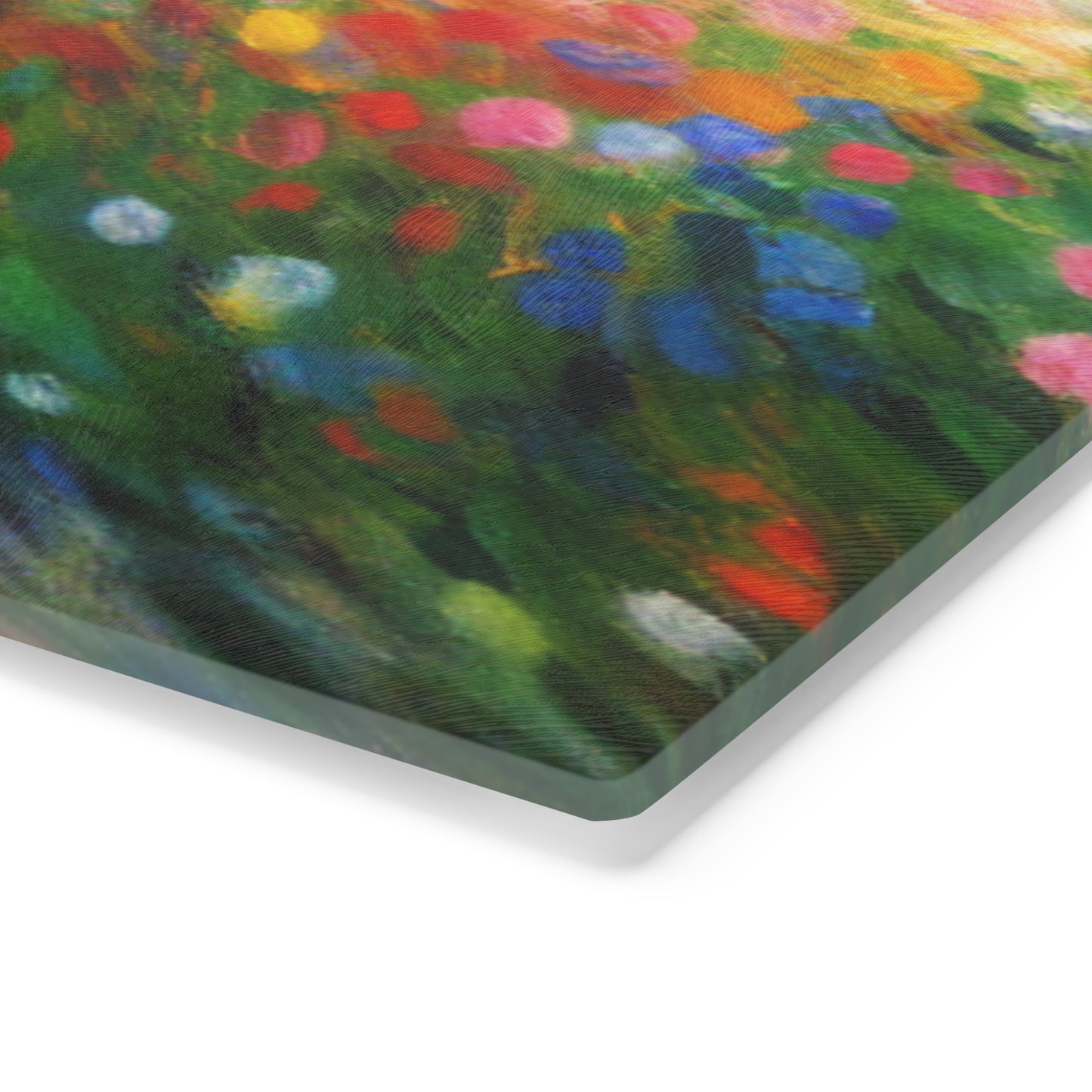 Vintage Monet style Motorcycle Themed Cutting Board - Perfect Gift for Riders