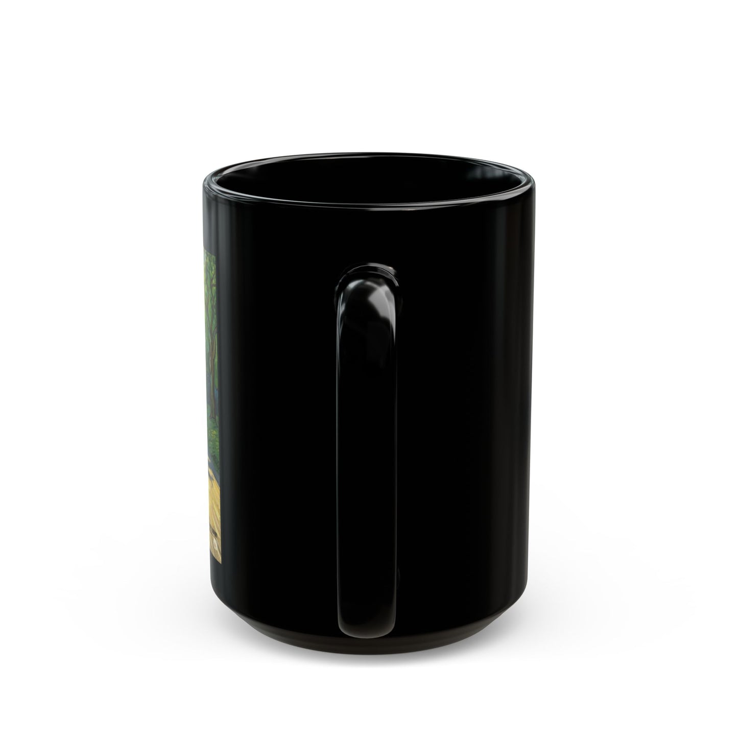 Motorcycle Adventure Black Mug - 11oz & 15oz, Perfect Gift for Bikers, Coffee Lovers, Road Trip Enthusiasts, Unique Art Mug
