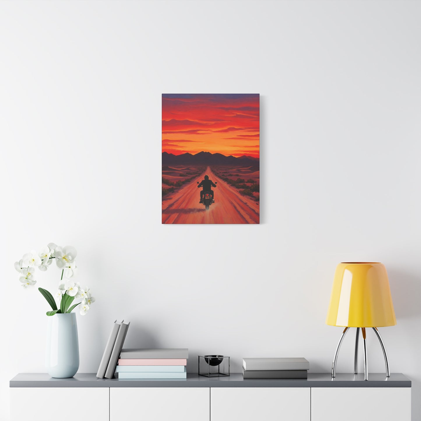 Wall Art-Freedom Ride Sunset- Canvas Art Print