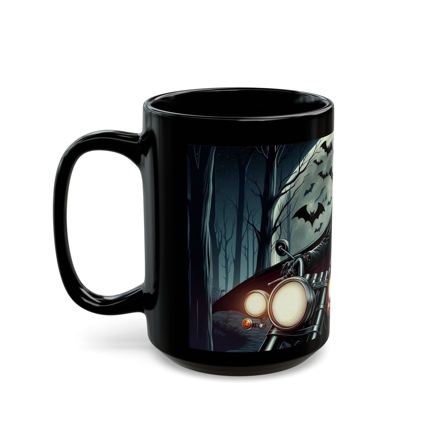 Mug - Vampire on a Motorcycle Moonlight Ride
