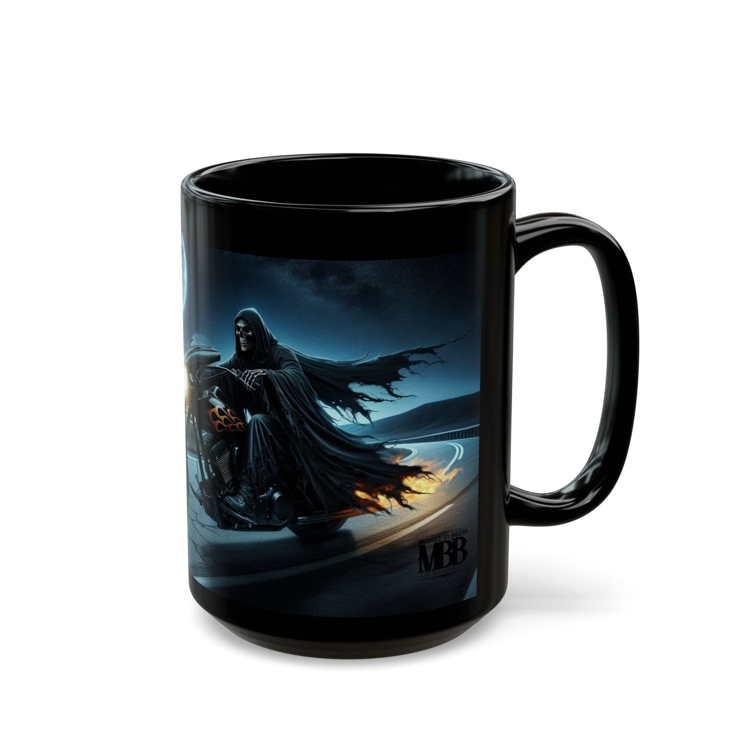 Mug - Phantom Night Ride Full Moon Coffee Cup-Monster Mug
