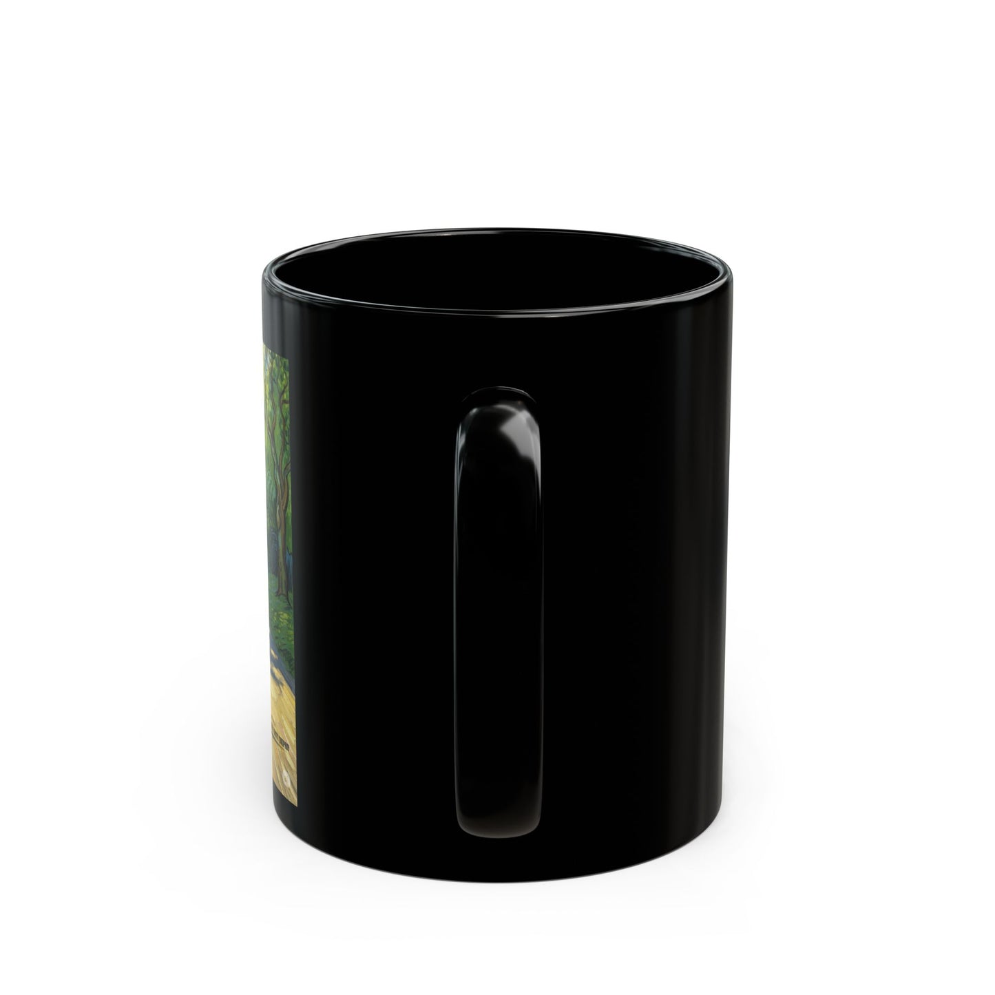 Motorcycle Adventure Black Mug - 11oz & 15oz, Perfect Gift for Bikers, Coffee Lovers, Road Trip Enthusiasts, Unique Art Mug