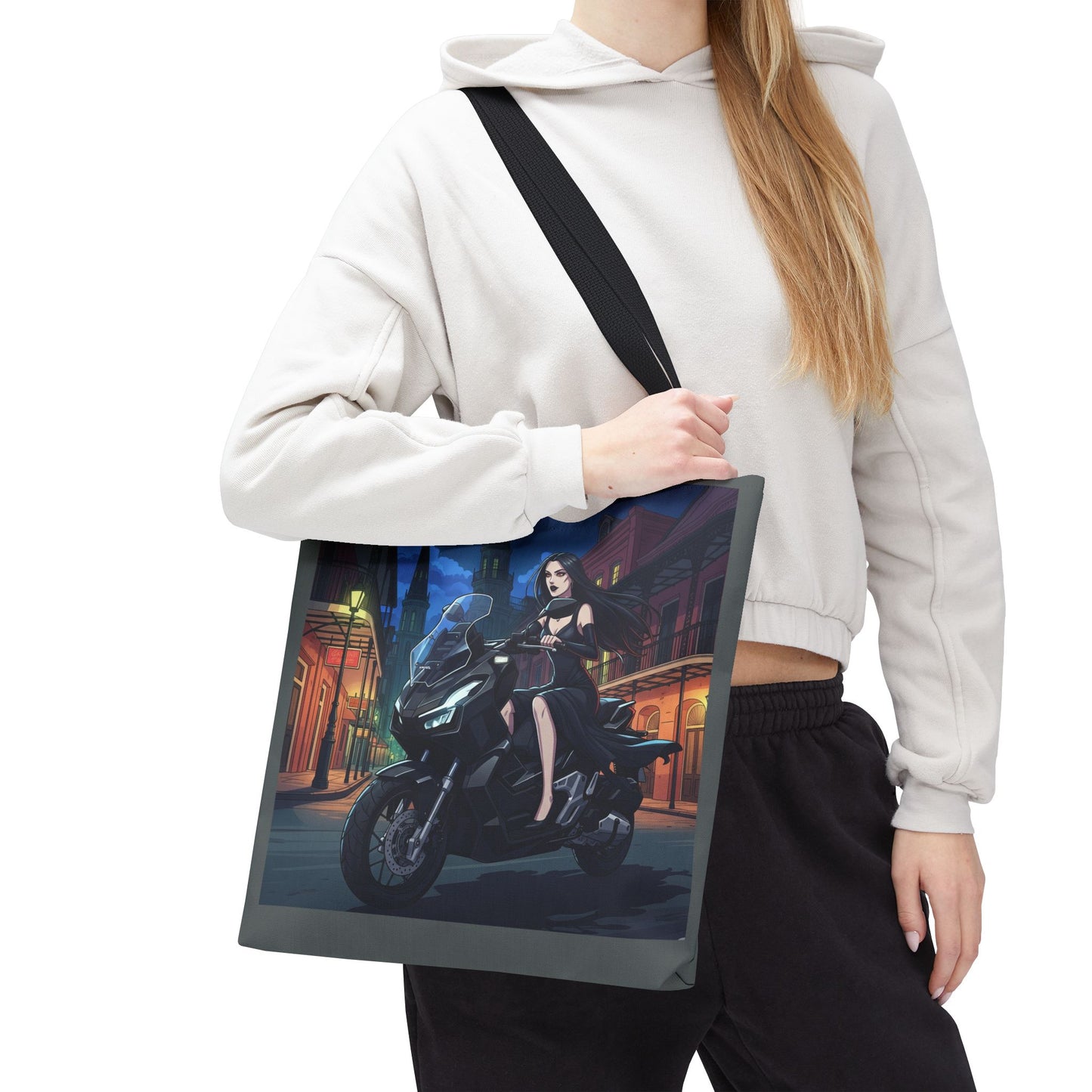 Motorcycle Tote Bag - Stylish Errands Companion, Gift for Riders, Trendy Accessories for Women, Urban Chic Bag, Everyday Use