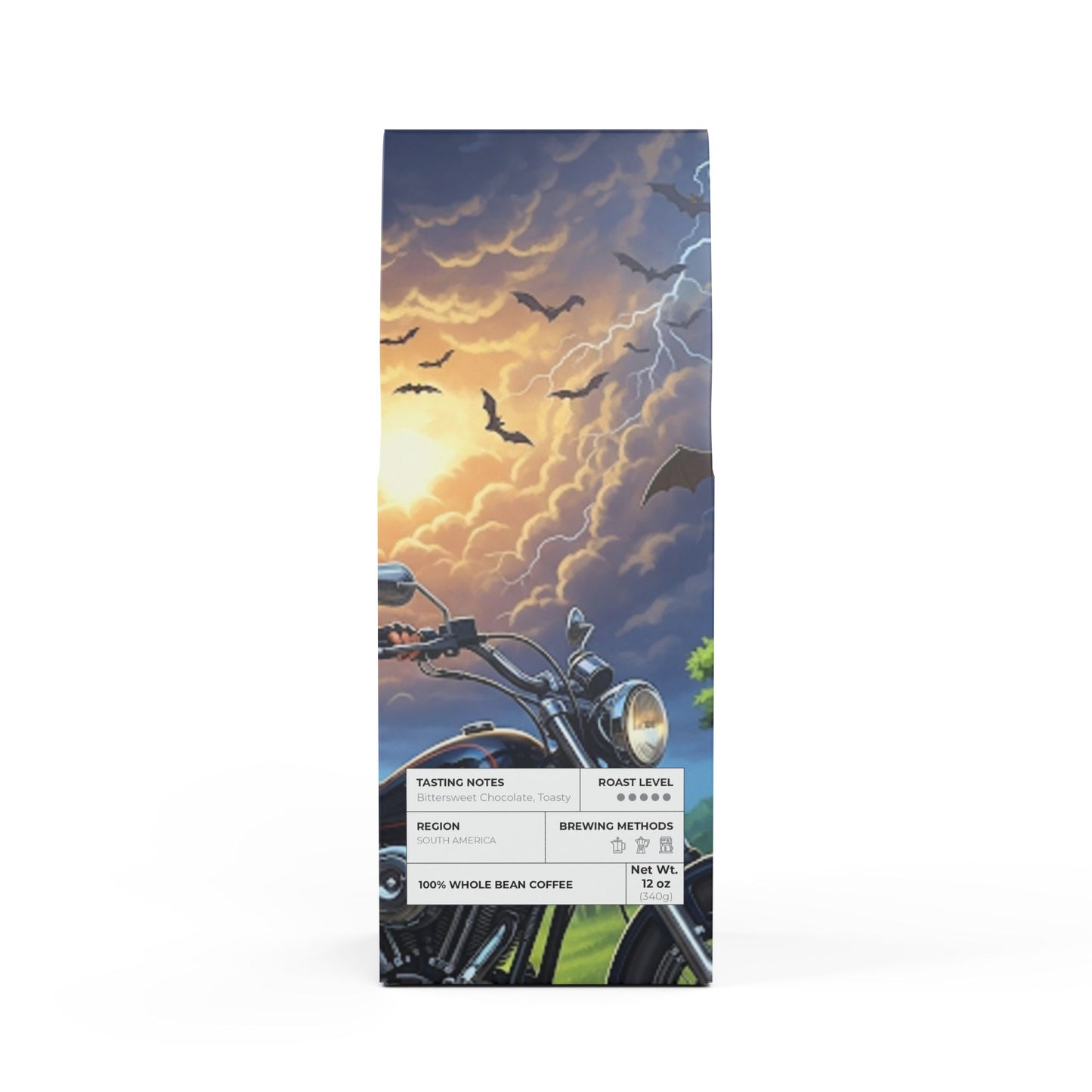 Bitterroot Witches Brew Coffee Blend (Dark French Roast) Toasty Flavor