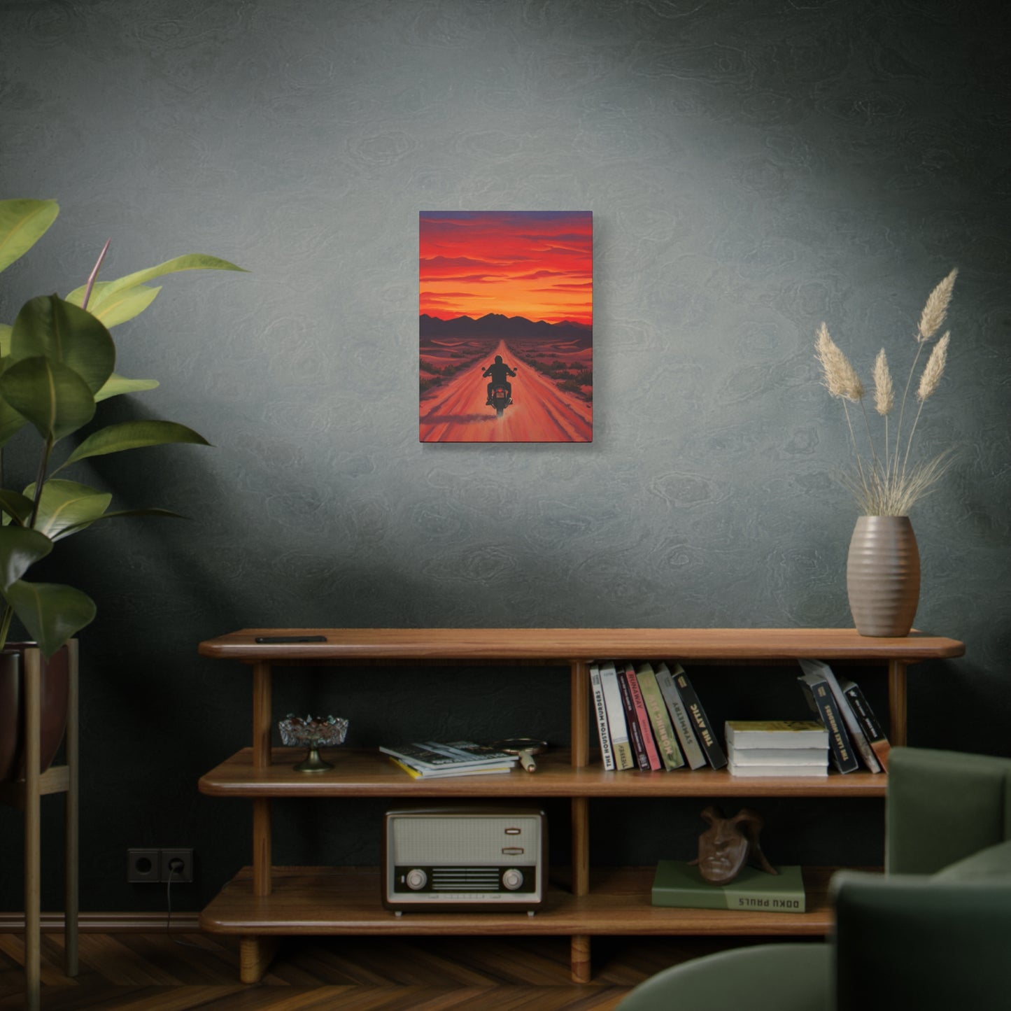 Wall Art-Freedom Ride Sunset- Canvas Art Print