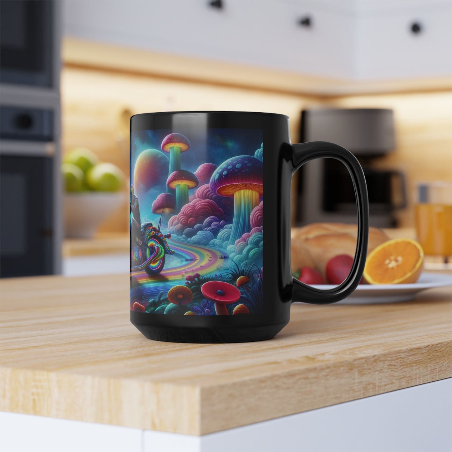 Mug - Psychedelic Motorcycle Trip-15oz Coffee Mug