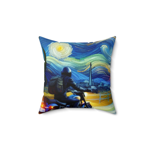 Vincent Van Gogh Inspired Throw Pillow, Decorative Cushion for Home, Art Lover Gift, Cozy Living Room Accent, Unique Artwork