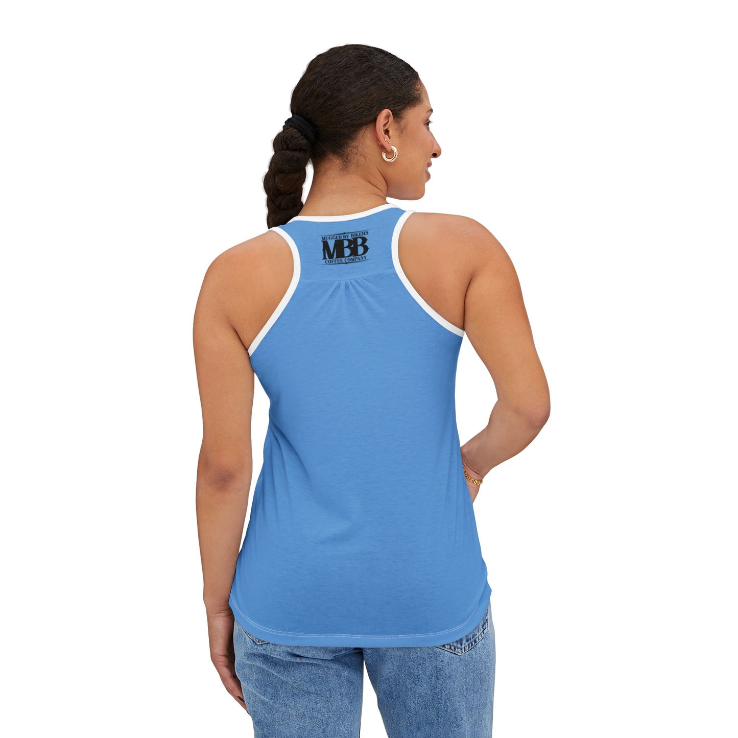 Biker Chic Women's Tank Top - Bohemian Style, Summer Essential, Gift for Her, Music Festivals, Road Trips, Casual Wear