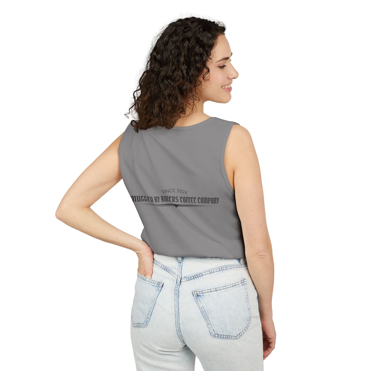 Vibrant Motorcycle Art Tank Top, Unisex Summer Tee, Biker Gift, Vintage Style Clothing, Casual Throwback Fashion, Perfect for Rides