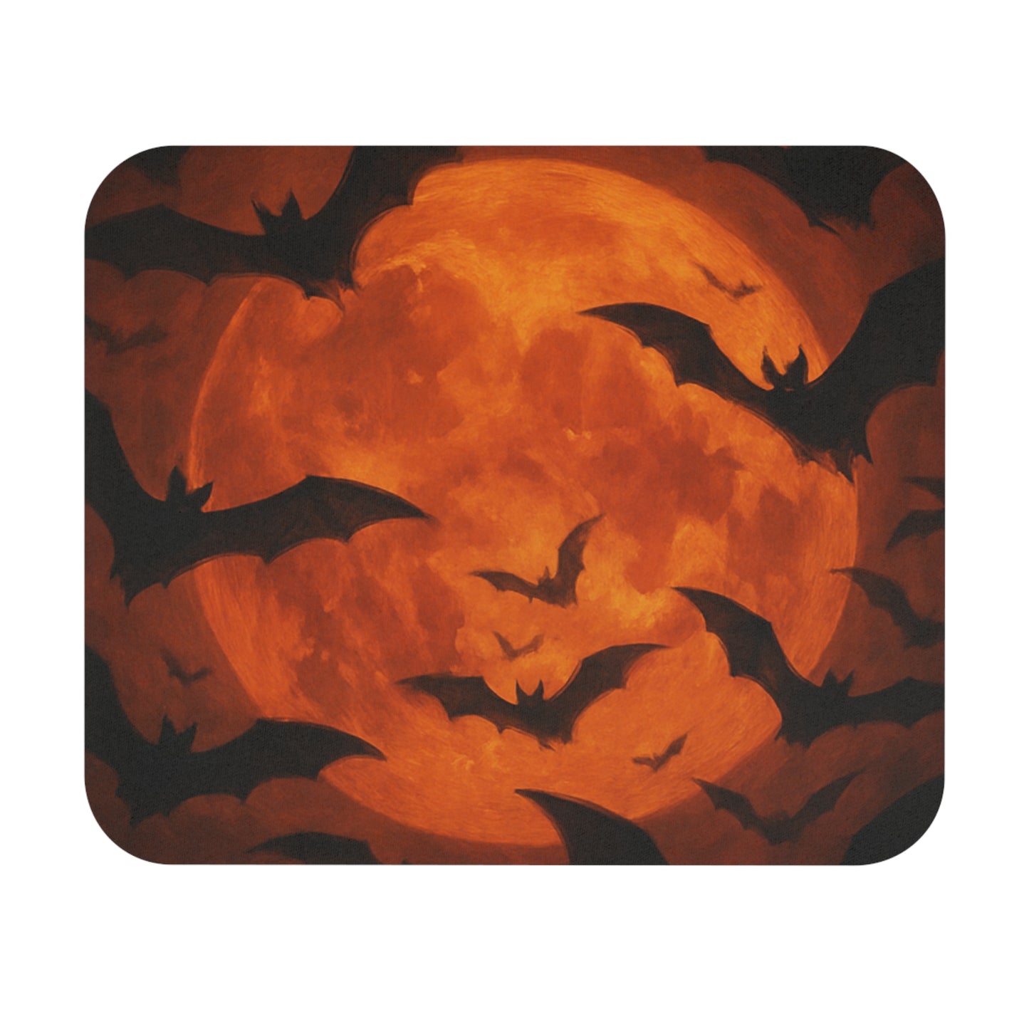 Halloween Bat Mouse Pad, Spooky Mouse Mat for Office, Autumn Decor, Gifts for Gamers, Halloween Decor, Witchy Work Space