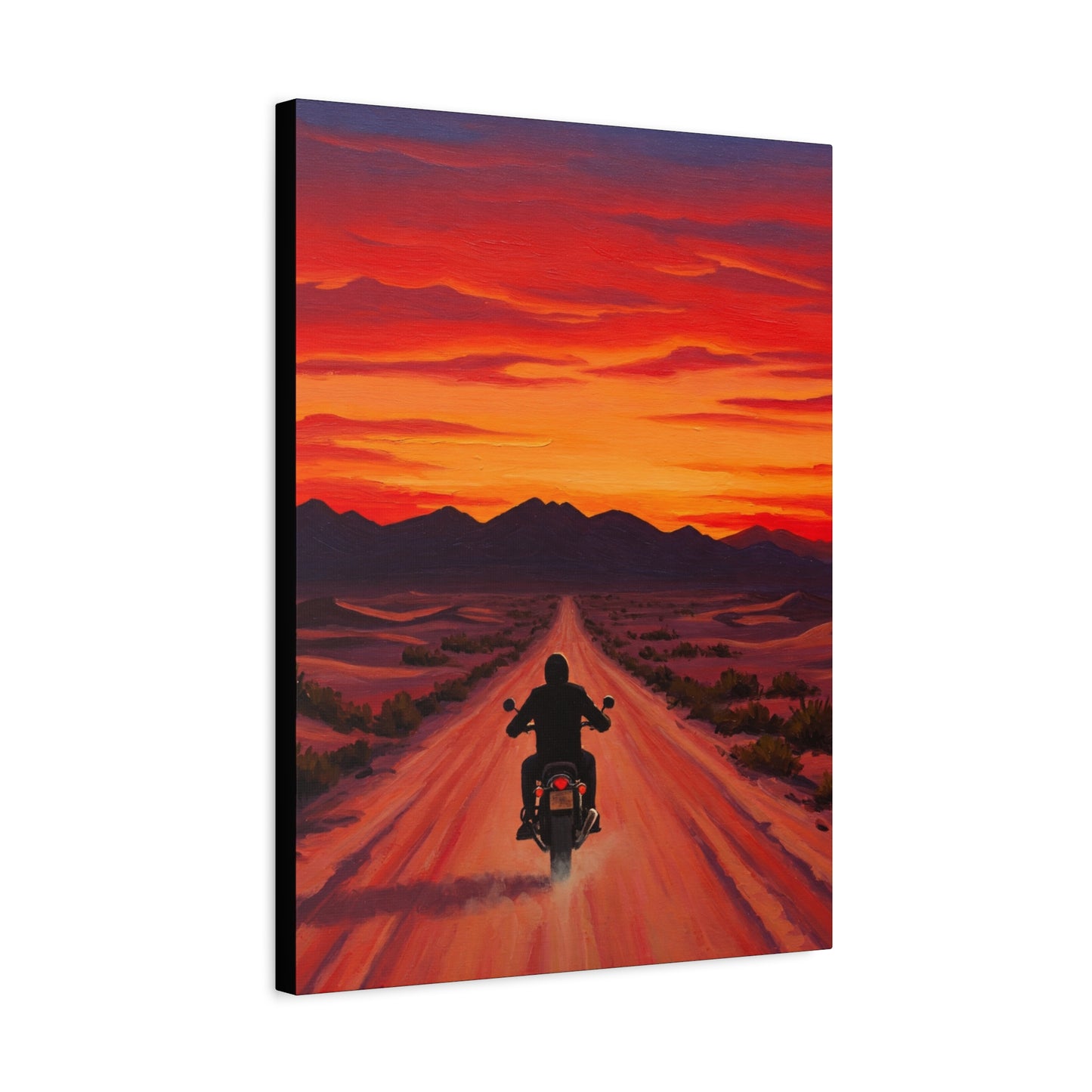 Wall Art-Freedom Ride Sunset- Canvas Art Print