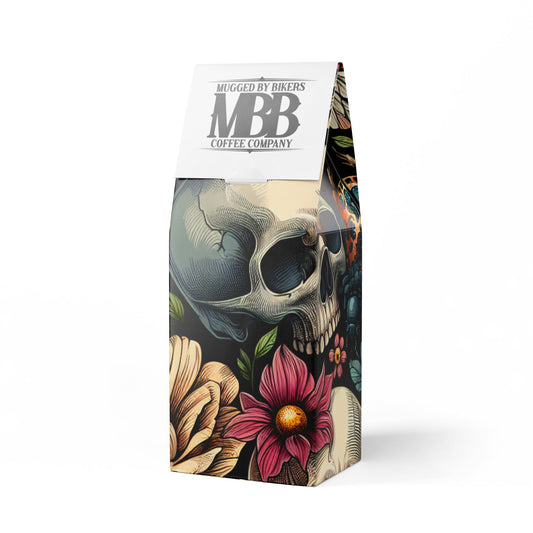 Biker Brew Adventures Coffee Blend – Bold High Caffeine Roast | Motorcycle Adventure Coffee