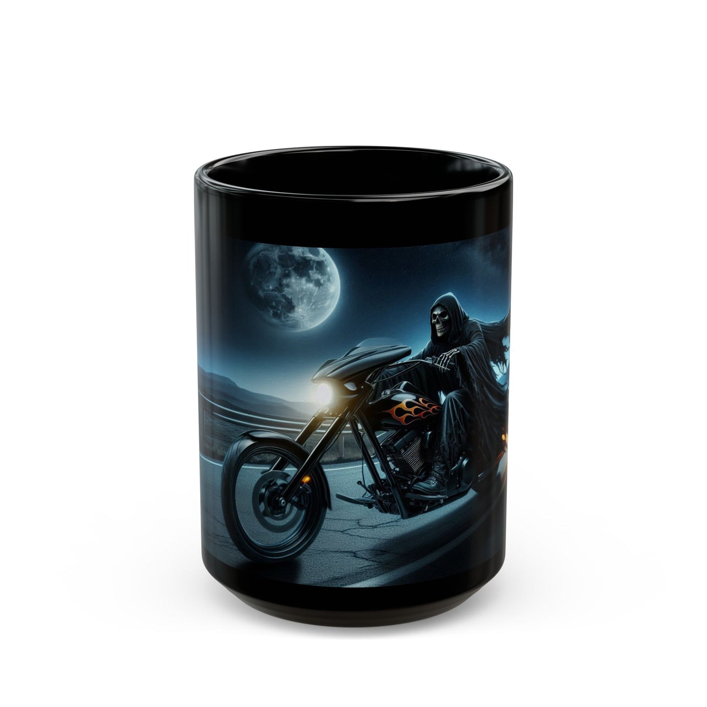 Mug - Phantom Night Ride Full Moon Coffee Cup-Monster Mug