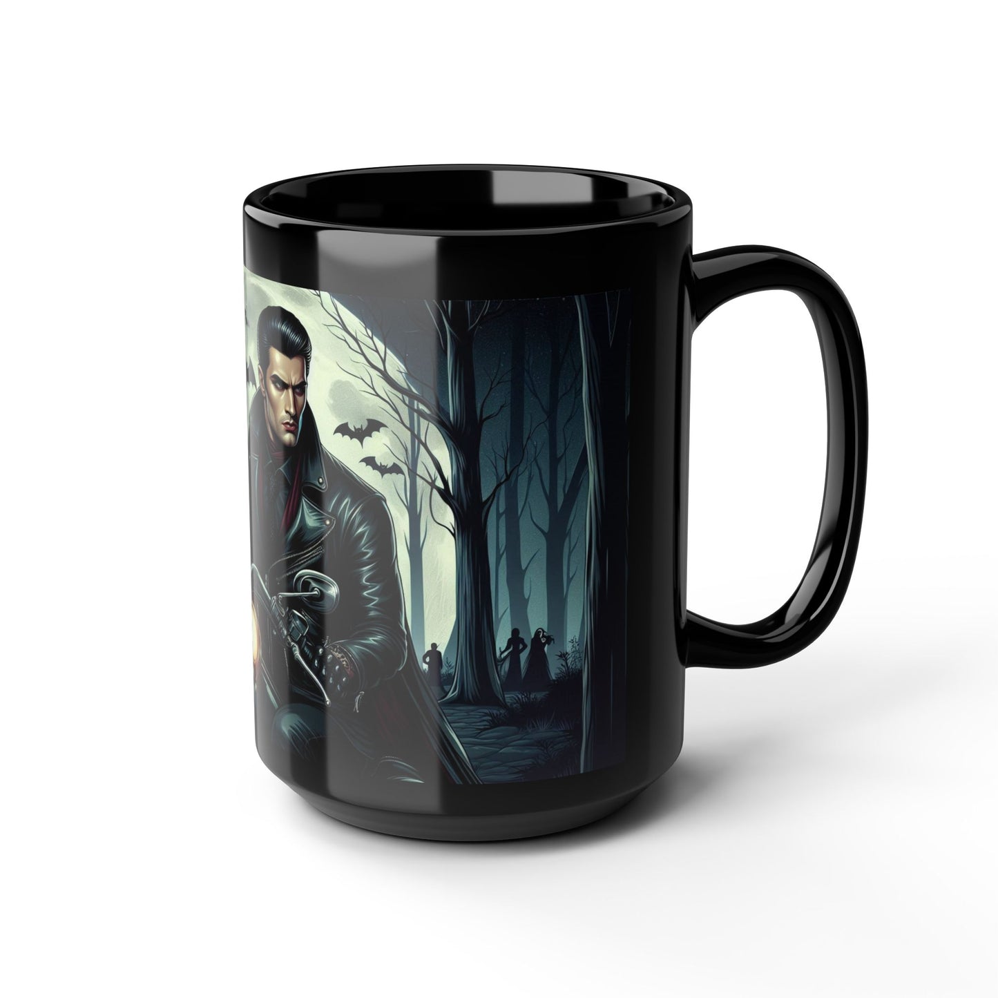 Mug - Vampire on a Motorcycle Moonlight Ride